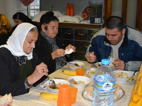 The vulnerable elderly in Albania often depend on soup kitchens for a healthy meal