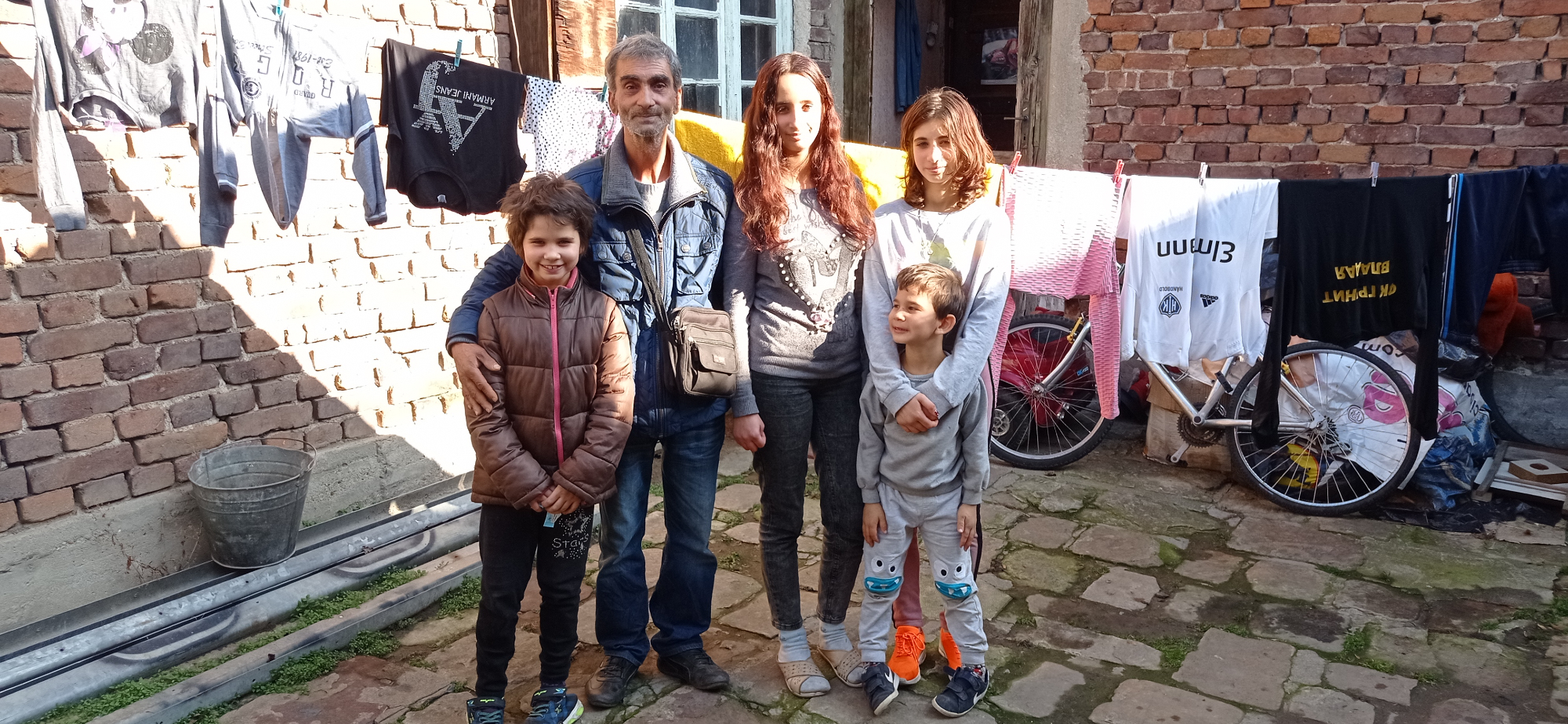 Krasimir was able to reunite with his children with the support he received through MWB's Street Mercy Program